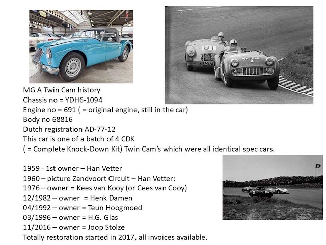 1959 mg a twin cam roadster | british classic sports car - afbeelding 7 van  71