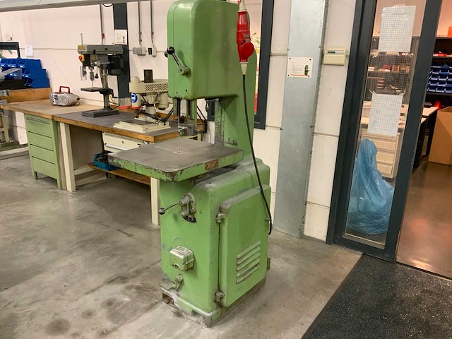 1959 mössner-rekord ssf/350 metalen horizontale bandzaagmachine - afbeelding 1 van  9