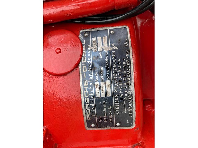 1959 porsche standard 218h oldtimer tractor - afbeelding 38 van  43