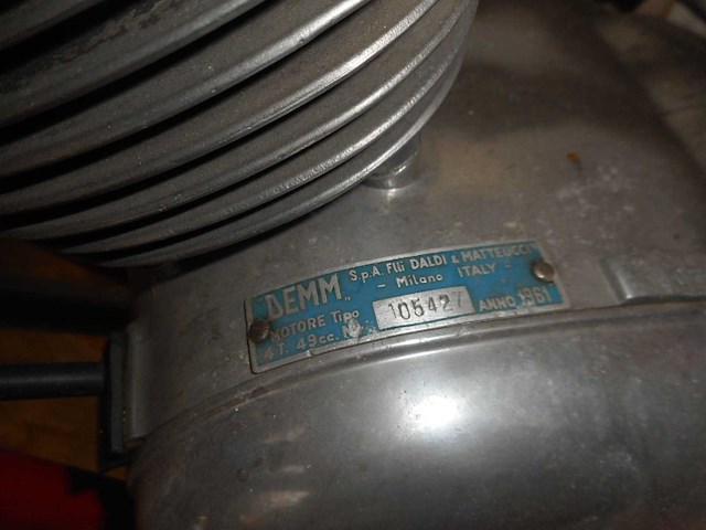 1960 demm 50cc | italian classic moped - afbeelding 9 van  19