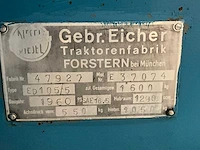 1960 eicher ed 105/5 oldtimer tractor - afbeelding 15 van  22
