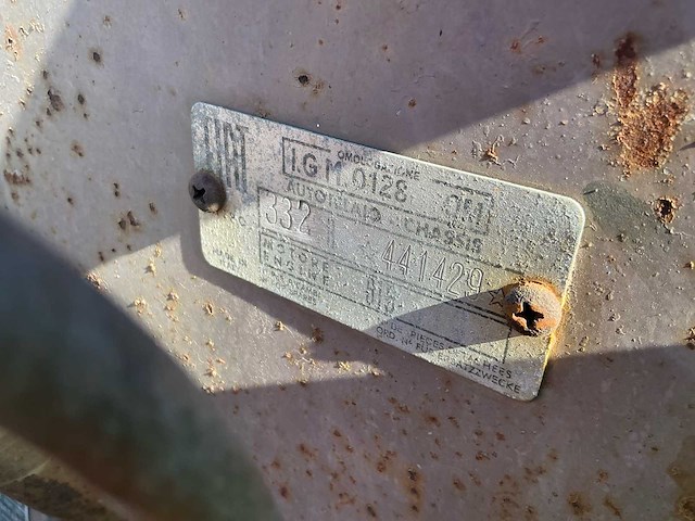 1960 fiat 332r oldtimer tractor - afbeelding 11 van  19