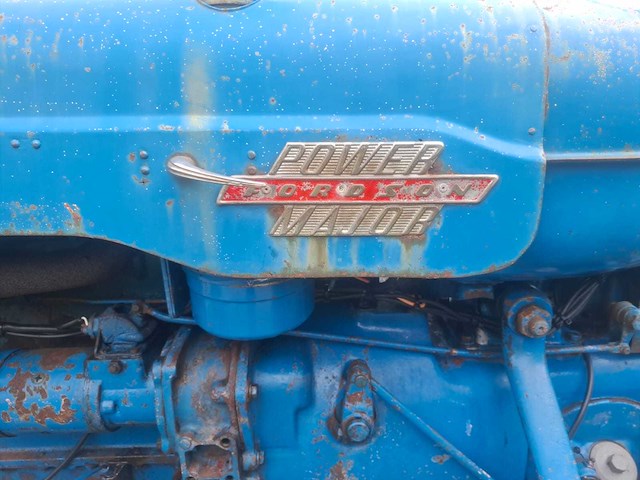 1960 fordson power major oldtimer tractor - afbeelding 14 van  14