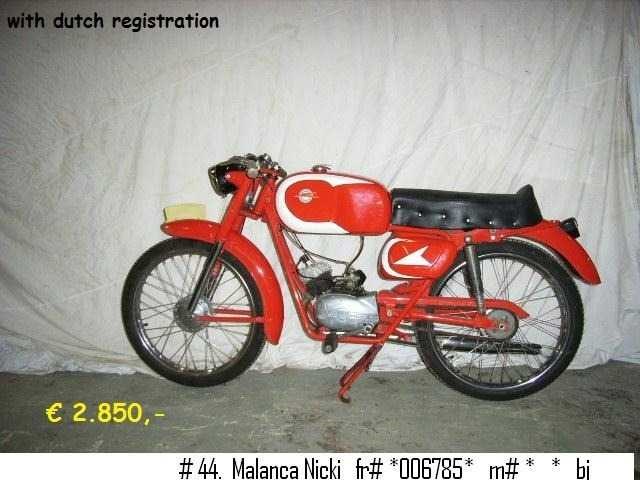 1960 malanca nicky 50cc | italian classic moped - afbeelding 2 van  2
