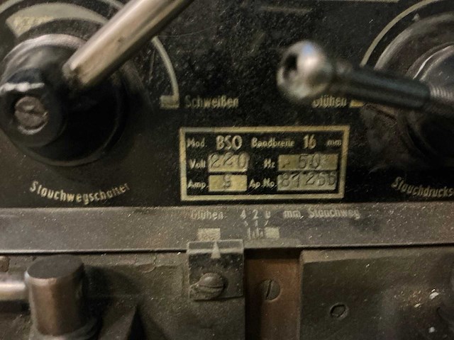 1960 mössner rekord sm/400 lintzaagmachine - afbeelding 9 van  9