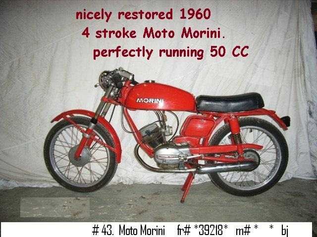 1960 moto morini 50cc | italian classic moped - afbeelding 2 van  7