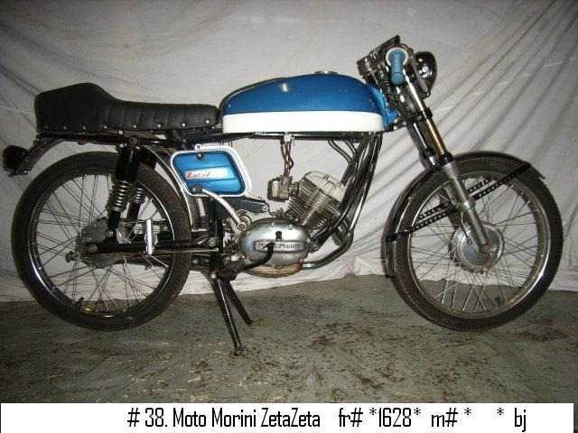 1960 moto morini zeta zeta 50cc | italian classic moped - afbeelding 4 van  10
