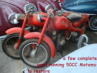 1960 motom 50cc restoration project | italian classic moped - afbeelding 8 van  17