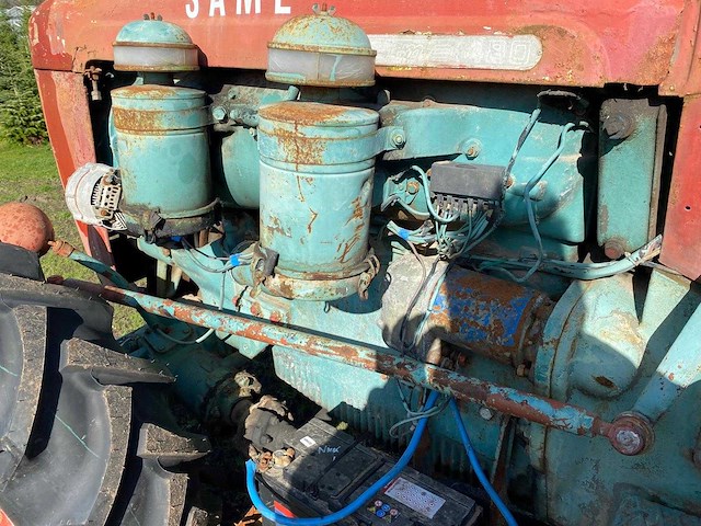 1960 same 480dt oldtimer tractor - afbeelding 3 van  13