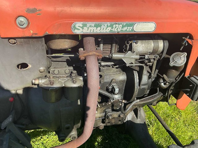 1960 same sametto-120-hp22 oldtimer tractor - afbeelding 3 van  11