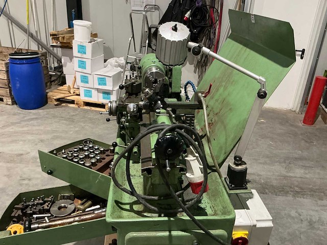 1960 schaublin 102 vm centerdraaibank met spantangen, vierklauw en wisselwielen - afbeelding 3 van  21