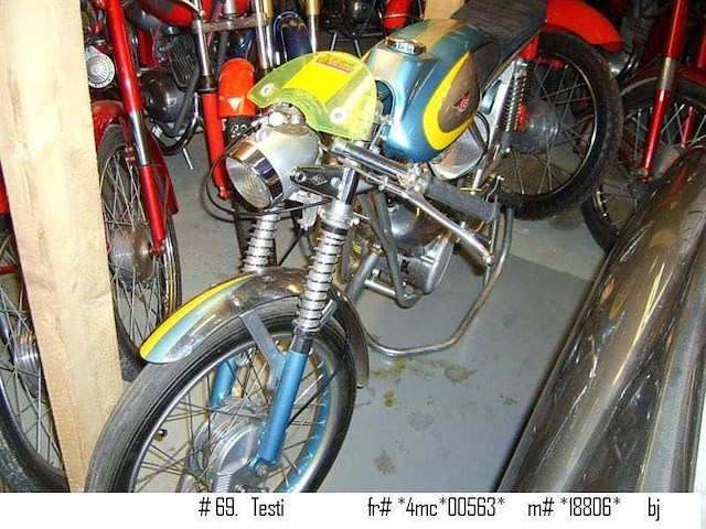 1960 testi america racer 50cc | italian racing mope - afbeelding 2 van  10