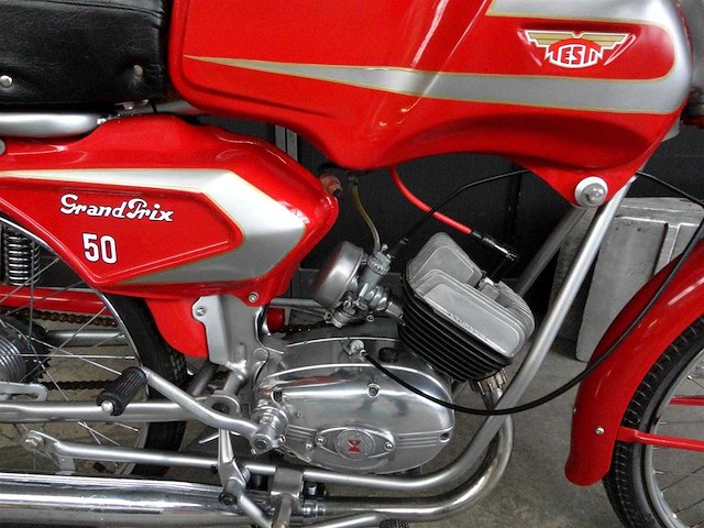 1960 testi grand prix 50cc | italian racing moped - afbeelding 2 van  9