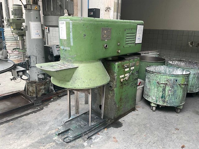 1961 draiswerke fh4 planeetmenger / zware industriële mixer - afbeelding 1 van  8