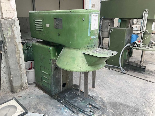 1961 draiswerke fh4 planeetmenger / zware industriële mixer - afbeelding 3 van  8