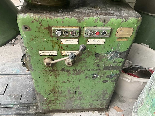 1961 draiswerke fh4 planeetmenger / zware industriële mixer - afbeelding 7 van  8