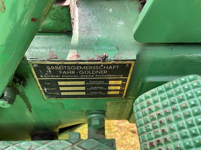 1961 güldner a3kt oldtimer tractor - afbeelding 19 van  26