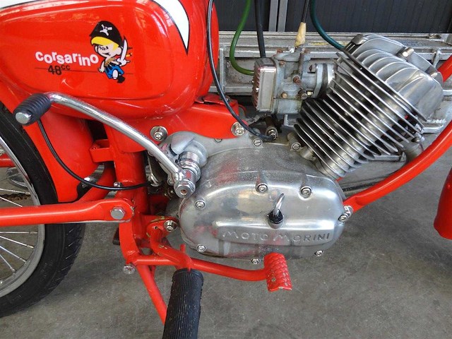 1961 moto morini corsarino 50cc | italian classic moped - afbeelding 9 van  17