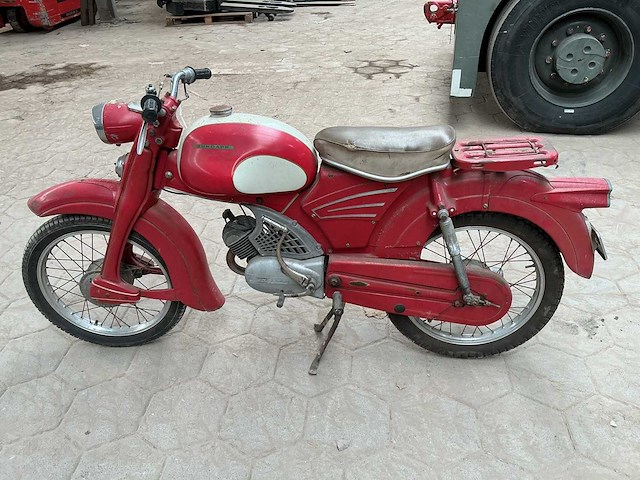 1961 zundapp falconette ks50 510-227 oldtimer brommer - afbeelding 7 van  10