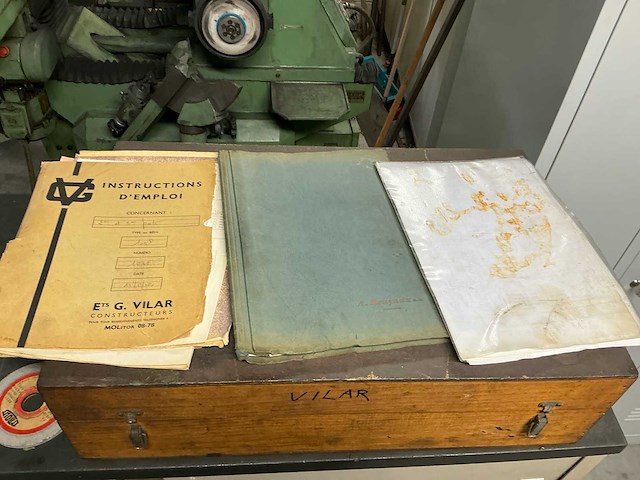 1962 g. vilar 105d universele gereedschapsslijpmachine - afbeelding 7 van  31
