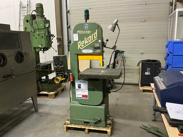 1962 mössner rekord sm/400 lintzaagmachine - afbeelding 1 van  10