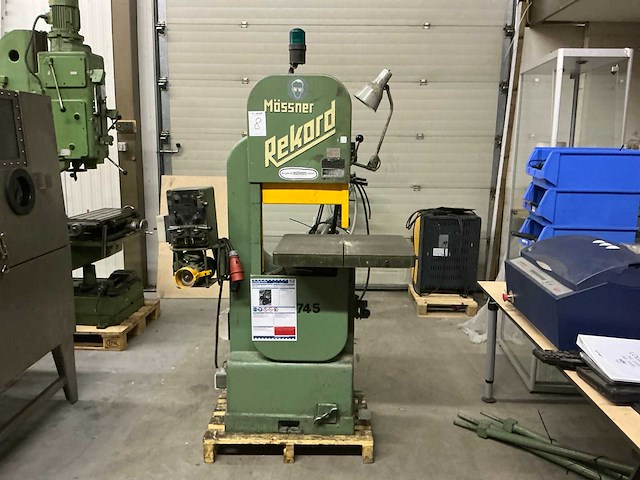 1962 mössner rekord sm/400 lintzaagmachine - afbeelding 3 van  10