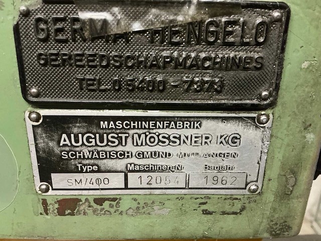 1962 mössner rekord sm/400 lintzaagmachine - afbeelding 8 van  10