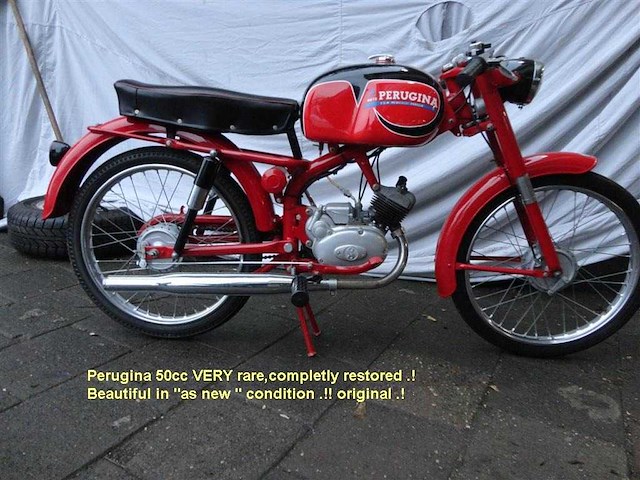 1962 perugina 50cc moped | italian classic moped - afbeelding 2 van  8