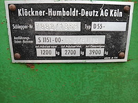 1963 deutz d55 oldtimer tractor - afbeelding 10 van  18