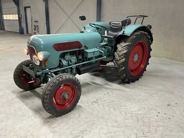 1963 eicher em300d oldtimer tractor - afbeelding 1 van  16