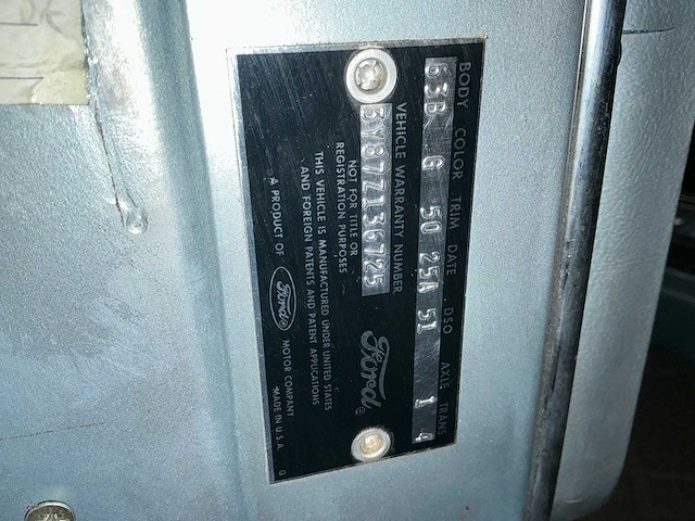 1963 ford thunderbird oldtimer - afbeelding 49 van  53