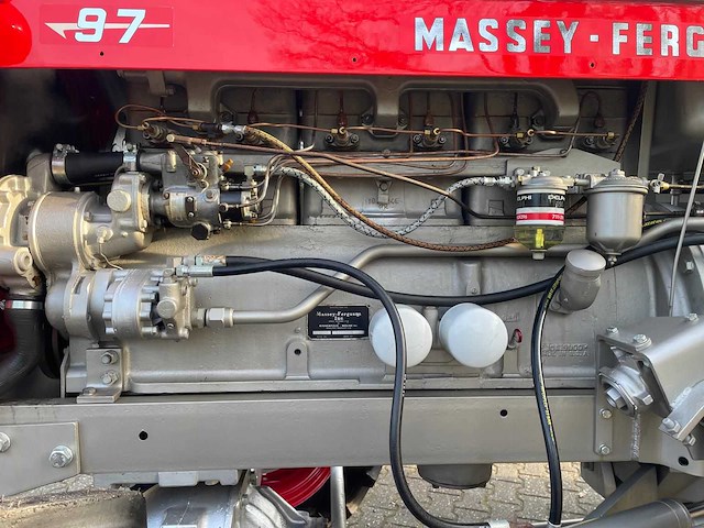 1963 massey ferguson 97 4wd oldtimer tractor - afbeelding 34 van  69