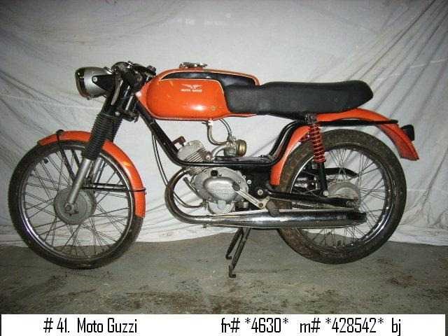 1963 moto guzzi 50cc | italian classic moped - afbeelding 10 van  10