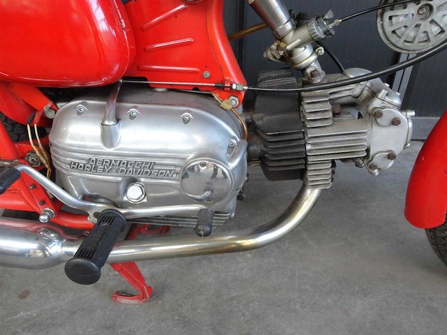 1964 aermacchi harley-davidson ala verde 250cc | italian classic motorcycle - afbeelding 3 van  10
