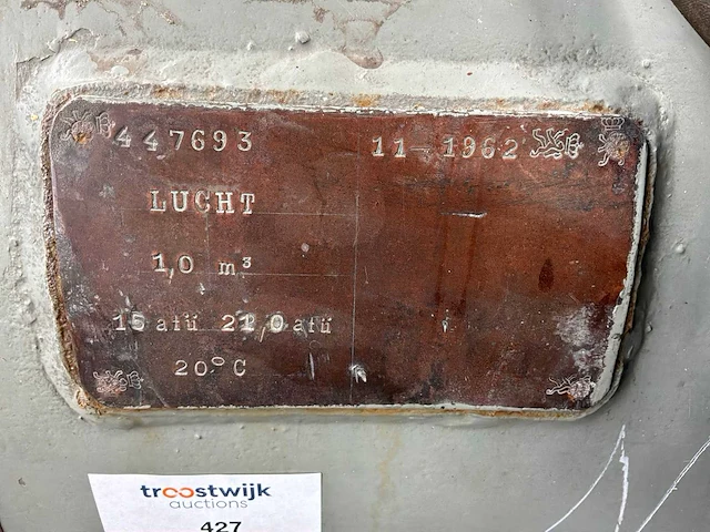 1964 alup zka 1500 zuigercompressor - afbeelding 7 van  15
