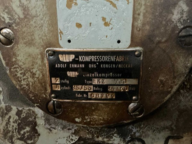 1964 alup zka700 zuigercompressor - afbeelding 4 van  13