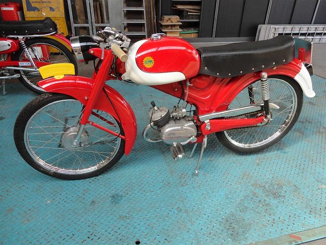 1964 demm 50cc restored | italian classic moped - afbeelding 3 van  9