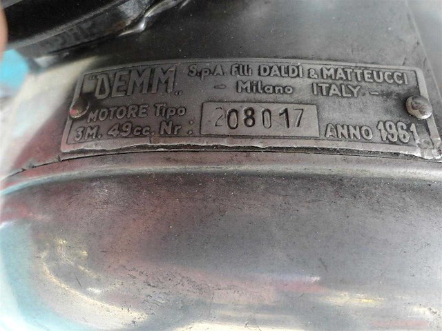 1964 demm 50cc restored | italian classic moped - afbeelding 6 van  9