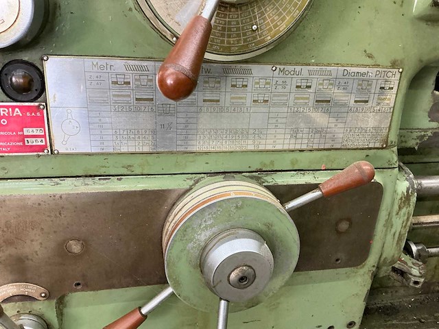 1964 doria standard 280 universele draaibank - afbeelding 2 van  12