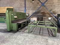 1964 eht tsh 3050x10 guillotineschaar v.v. aanvoertafel 2500x2000mm - afbeelding 2 van  12