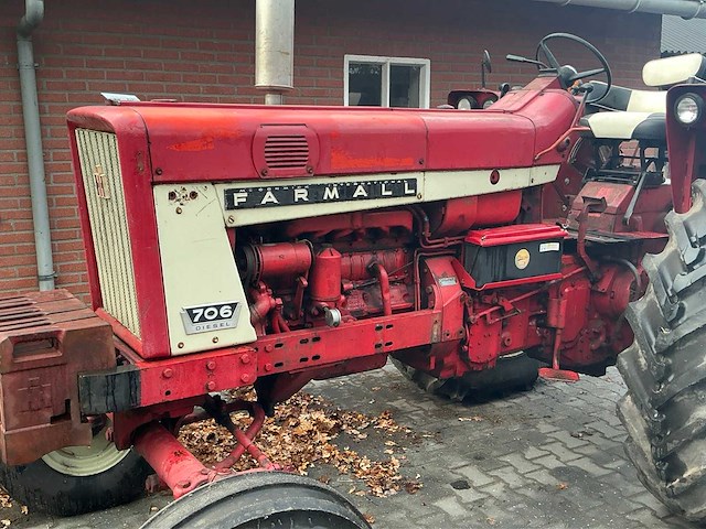 1964 international farmall 706 d tweewielaangedreven landbouwtractor - afbeelding 10 van  42