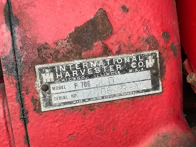1964 international farmall 706 d tweewielaangedreven landbouwtractor - afbeelding 30 van  42