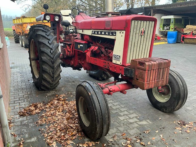 1964 international farmall 706 d tweewielaangedreven landbouwtractor - afbeelding 42 van  42