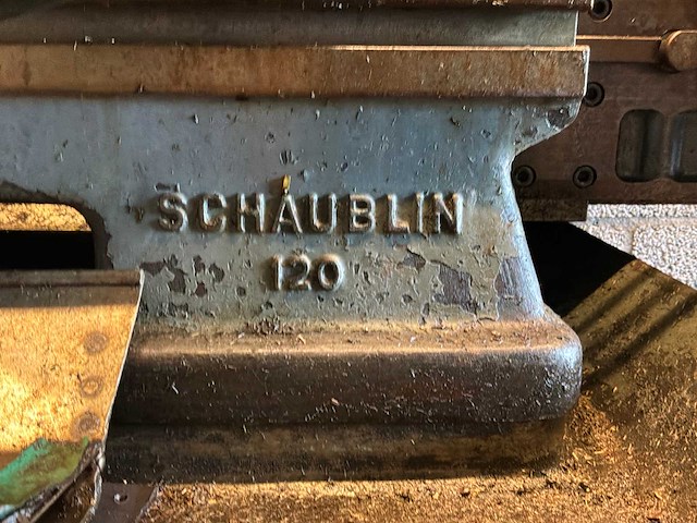 1964 schaublin 120 metaal bankdraaibank - afbeelding 5 van  22