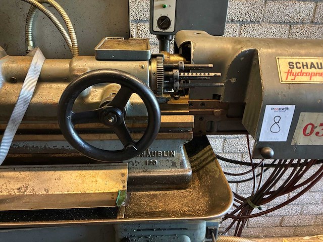 1964 schaublin 120 metaal bankdraaibank - afbeelding 20 van  22