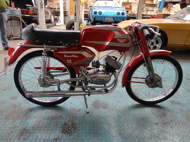 1964 testi grand prix 50cc | italian racing moped - afbeelding 3 van  8