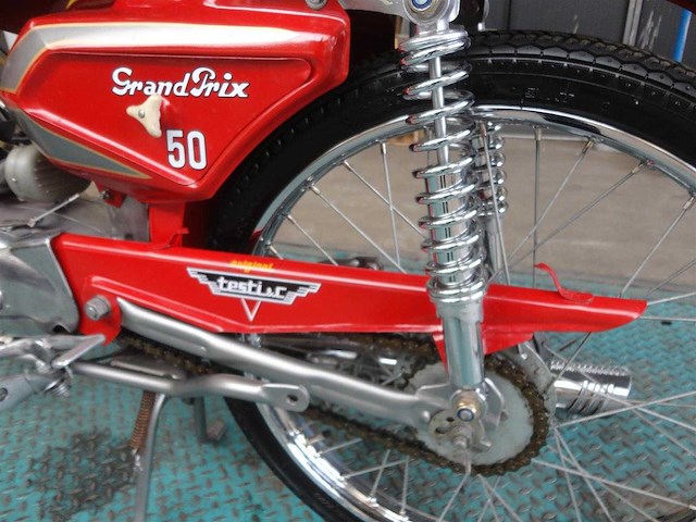 1964 testi grand prix 50cc | italian racing moped - afbeelding 6 van  8