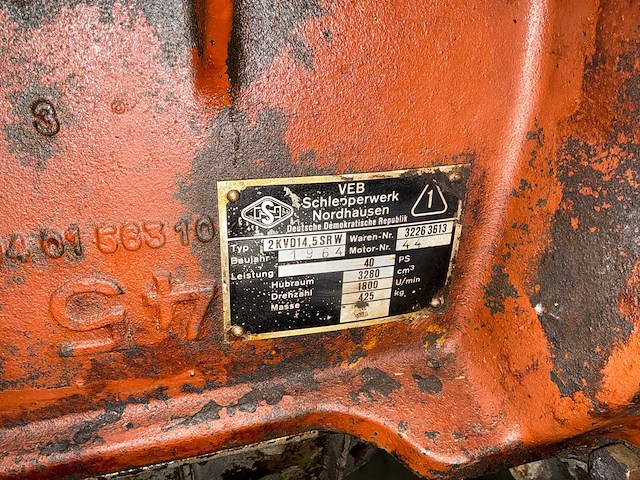 1964 veb schlepperwerk nordhausen - famulus 40 - tweewielaangedreven landbouwtractor - afbeelding 21 van  28