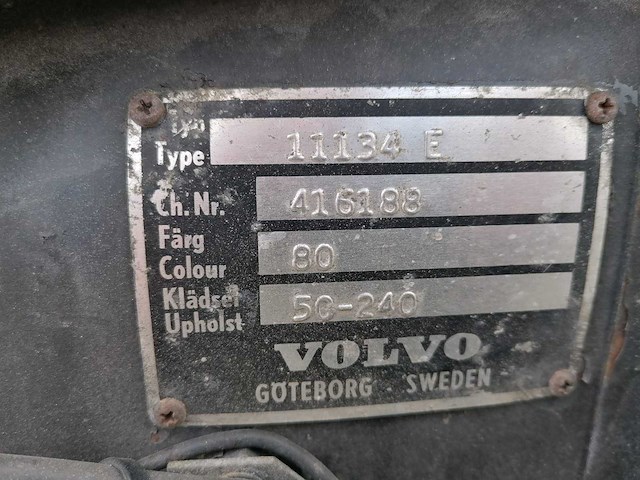 1964 volvo - 11134 e - pv 544 c - oldtimer - afbeelding 19 van  26