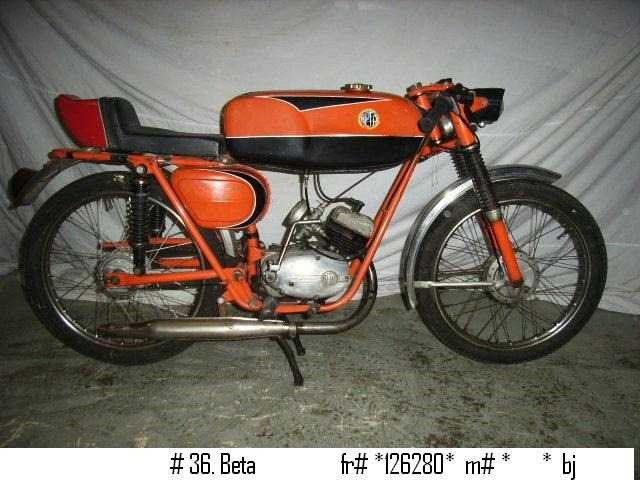 1965 beta 50cc moped | italian classic - afbeelding 2 van  3